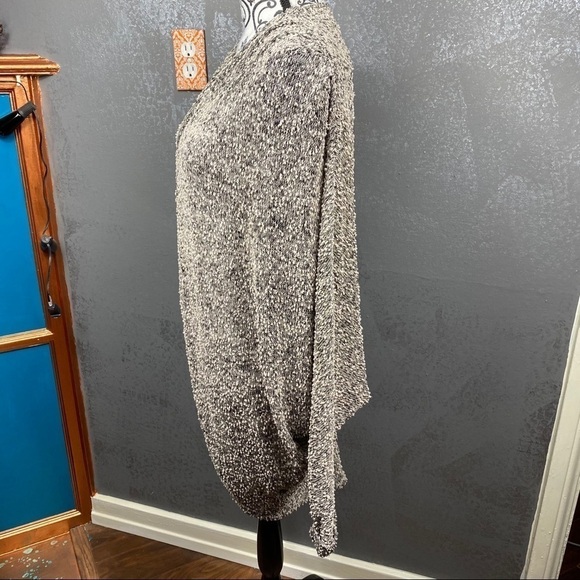 Blue Rain textured long open cardigan sweater - Picture 8 of 12